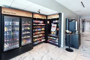 A market fresh section in a store with a variety of products.